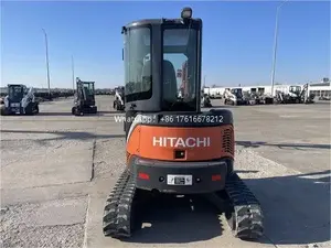 Mini-excavatrice d'occasion de 3,5 tonnes, petite excavatrice sur chenilles Hitachi Zx35, bon état - Product Image 6