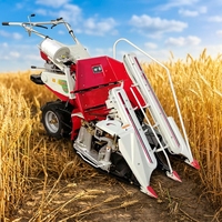 Moissonneuse-lieuse de riz et de blé autopropulsée pour petites exploitations agricoles