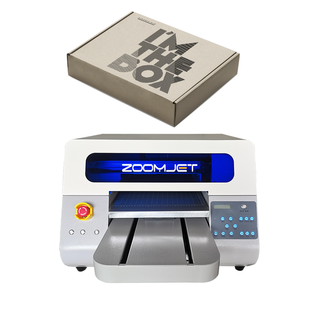 Zoomjet 3040 A3 Size Industrial Uv Printing Machine Uv Inkjet Flatbed Printer for Phone Case/Cellophane/Phone Card Price
