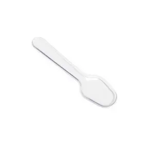 Cuchara de plástico desechable para fiestas Cucharas de helado de plástico PS de color Cuchara pequeña para pastel de postre