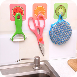 Home use, traceless <b>hooks</b>, street vendor supplies, creative bathroom and <b>kitchen</b> door <b>hooks</b>, printed transparent no-drill - Product Image 2