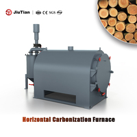 Máquina de Carbonización Horizontal de Alta Eficiencia para Briquetas de Aserrín y Troncos de Madera, para Exportadores de Carbón para Barbacoa