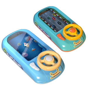 Gioco Educativo Interattivo <span class=keywords><strong>per</strong></span> Bambini, Simulazione di Guida con Volante e Suoni, Avventura di Corse Automobilistiche - Product Image 1