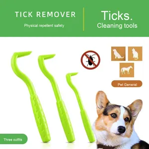 Precio de fábrica, removedor de pulgas para mascotas, <span class=keywords><strong>gancho</strong></span>, pinzas efectivas para <span class=keywords><strong>garrapatas</strong></span> y pulgas, herramienta para eliminación de desechos de gatos y perros - Product Image 3