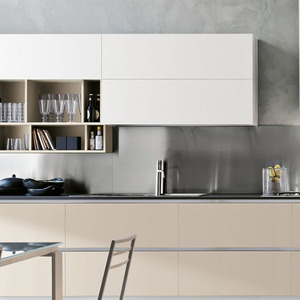Conception Concise moderne simple meubles de cuisine en <span class=keywords><strong>laque</strong></span> <span class=keywords><strong>mur</strong></span> armoires - Product Image 1