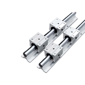 Zhicheng hình trụ tuyến tính hướng dẫn đường sắt Thanh trượt sbr12/16/20/25/30/35/40/50 với mang thép hỗ trợ mang - Product Image 1