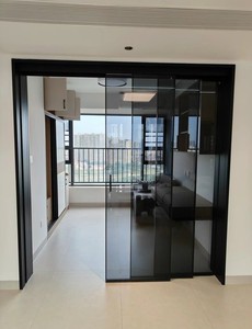 <span class=keywords><strong>Porte</strong></span> intérieure en aluminium Prima Slim Frame, solution pour la cuisine, la salle de bain et la chambre à coucher, échantillon gratuit, <span class=keywords><strong>porte</strong></span> métallique sur mesure - Product Image 2