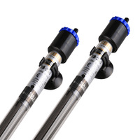 Chauffe-eau d'aquarium réglable JSD, en verre anti-explosion, pour aquarium, 100W 200W 300W 500W, thermostat intelligent, tige chauffante