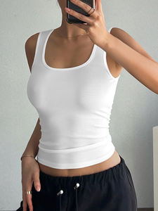 Camiseta sin Mangas Básica Personalizada para Mujer, Faja Moldeadora de Cintura, Camiseta Reductora, Camisola, Control de Abdomen, Prenda Moldeadora, Chaleco para Mujer - Product Image 6