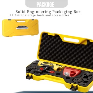 Kit d'outils de sertissage hydraulique à batterie Mini Pro Press, outils de plomberie en <span class=keywords><strong>cuivre</strong></span> et acier inoxydable avec mâchoires compactes M15-28mm - Product Image 6
