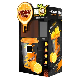 Frischer Orangensaft-Verkaufs automat Automatische Zucker bonbon frucht Apfel Live Günstige Solar wasser Gefrier-Eissaft-Verkaufs automat