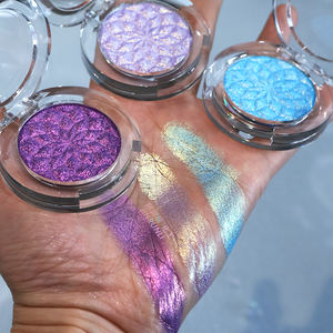 Paleta de Sombras de Ojos Camaleón Brillante, Polvo Compacto Multichrome, Nuevo Diseño Personalizado con Acabado Perlado - Product Image 6