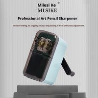Taille-crayon manuel en ABS pour l'art, le dessin, les croquis et les crayons de peinture, à pointe longue ou courte, pour des traçages fins, outil scolaire
