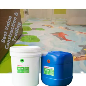 Metallic Epoxy Resin For Floor Coating Epoxy Basement Floor Clear Epoxy For Top Coat Epoxy Resin Polished Floor