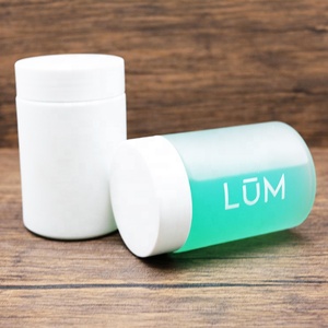 Pot cylindre supporté personnalisé givré brun jaune lait blanc rond <span class=keywords><strong>100ml</strong></span> 250ml 3oz 8oz couleur avec couvercle en plastique pot beurre miel - Product Image 2