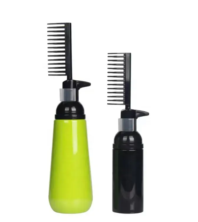 Pompe de distribution de tête de brosse en mousse plastique en gros 30mm avec clip de verrouillage pour bouteille