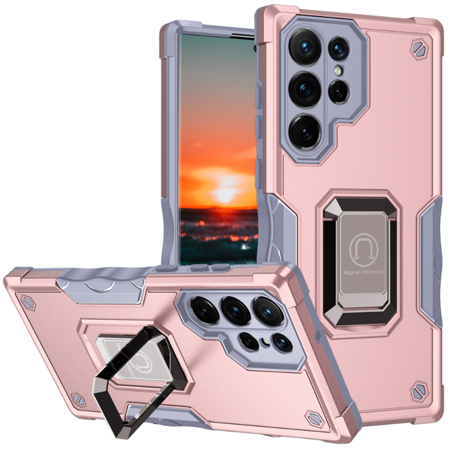 Car Magnetic Holder Case for Samsung A03 Core A55 S24 Ultra S25 Fundas Celulares Armor Phone Case for samsung galaxy A05 A15