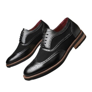 รองเท้าลำลองผู้ชายสไตล์วินเทจอังกฤษแบบ Brogue แต่งผ้าปะต่อสีสันสดใส ไซส์ใหญ่ กำลังฮิตในปี 2026 - Product Image 5