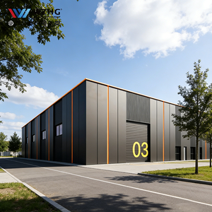 Nave Industrial Prefabricada de Estructura Metálica Moderna, Almacén con Estructura de Acero en Venta - Product Image 1