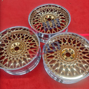 Rines Personalizados 22 Pulgadas Cromados en Oro, Ruedas Rucci Forjadas con Borde Profundo, Ruedas de Aleación Forjadas, Ruedas Cóncavas - Product Image 5