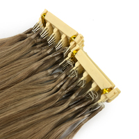Extensions de cheveux Remy 6D alignées sur les cuticules, vente en gros, 2ème génération, machine à extensions de cheveux 6D