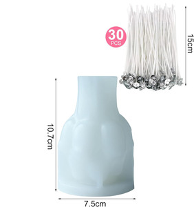 Moule en silicone 3D pour bouquets de tulipes, bougies parfumées, faites à la main, adaptées à la fête des mères et à la Saint-Valentin, décoration de la maison - Product Image 2