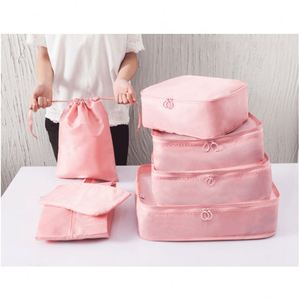 <b>Travel</b> Packing Cubes 6 Pcs Set Luggage Packing Organizers with Shoe <b>Bag</b> and <b>Toiletries</b> <b>Bag</b> - Product Image 6