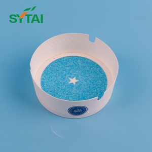 منفضة سجائر محمولة قابلة للتحلل الحيوي مع جل مقاوم للحريق - تصميم ورقي أحادي الجدار للاستخدام مرة واحدة للسفر والسيارة - Product Image 1