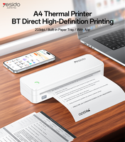 Impresora Térmica Yesido BT Direct de Alta Definición, 203DPI, Bandeja de Papel Integrada, A4, con Aplicación SP11