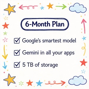 Google AI Pro 6-Monats-Abonnement mit 5 TB Speicher für Fotos, Drive & <span class=keywords><strong>Gmail</strong></span> - Product Image 5