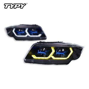 TYPY Car Styling pour <span class=keywords><strong>BMW</strong></span> <span class=keywords><strong>E90</strong></span> Phare 2005-2012 Phares 320i 325i 318i DRL Clignotant High Beam <span class=keywords><strong>LED</strong></span> <span class=keywords><strong>Angel</strong></span> Eye - Product Image 2