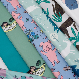 Ширина 150 см полиэстер цифровая печать эластичная атласная ткань Шелковый шарф ткань для пижамы платье - Product Image 1