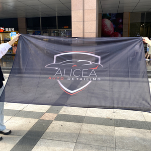 Tùy chỉnh in quảng cáo biểu ngữ Polyester lưới chống gió, thích hợp cho các biểu ngữ hiển thị sự kiện và hàng rào - Product Image 2