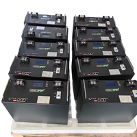 Smart BMS LiFePO4 10kwh 50 kWh 51,2 V 60V 100Ah 200Ah 320Ah Servidor de iones de litio solar Paquete de batería montado en rack para sistema solar