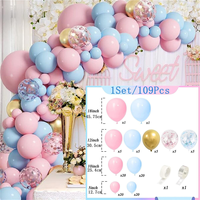 Macaron Latex Arc Ballon Ensemble Toile de Fond Ballon Guirlande Arc Kits pour Anniversaire Mariage Décor Ballon Photo Prop