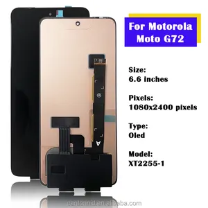 Tela Frontal Oled Display Lcd Touch Screen Con Marco Mobile Phone Repair Part For Motorola Moto G72