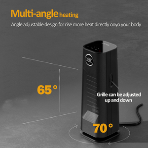 Máy Sưởi Điện Không Gian Tháp Gốm Trong Nhà 1500 Watt Heizlufter Với Điều Khiển Từ Xa - Product Image 2