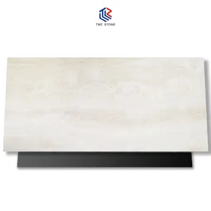 TMZ Traverten yüksek kalite İtalya fildişi beyaz Traverten zemin ve duvar Coverin için doğal Traverten