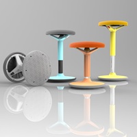 Tabouret de bar ergonomique réglable en hauteur de haute qualité pour une position assise active
