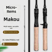 Canne à pêche souple micro-légère pour mandarin, action UL-L, pour la pêche à la perche et au blanc-marin, poignée droite, approvisionnement direct usine