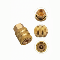 Quick Release Metal Tire Inflation Chuck Auto Locking Brass Connector Thread for Truck Motorcycle Tire Repair Tool