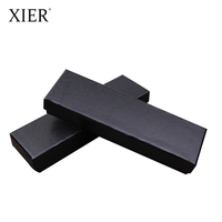 Emballage en carton de luxe avec Logo personnalisé, boîte en papier noire de haute qualité pour stylo, boîte cadeau de luxe, pièces