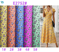 Tissu en viscose 45S à fort volume de vente et tissu d'impression mélangé polyester, coton-polyester et rayonne, vente en gros