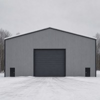 Structure en acier préfabriquée de grande portée de haute qualité, bâtiment métallique robuste
