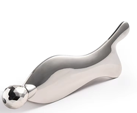 Bâton de massage facial traditionnel en zinc électroplaqué Senior Sense, outil Gua Sha