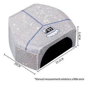 <span class=keywords><strong>Lampe</strong></span> à ongles LED puissante de 180 W, design en strass, lumière rose, prise intégrée, <span class=keywords><strong>lampe</strong></span> à ongles <span class=keywords><strong>UV</strong></span> LED professionnelle pour un séchage rapide - Product Image 4