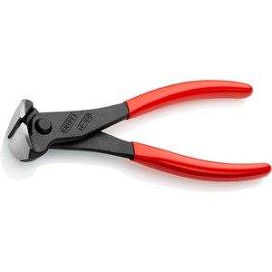 KNIPEX 68 01 180 คีมตัดด้านข้างเคลือบพลาสติกสีดำ 180 มม. - Product Image 2