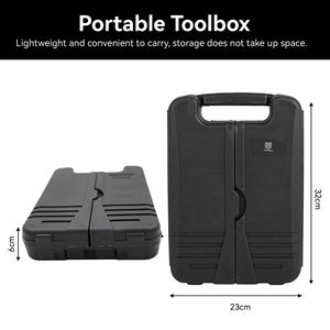 90 Stuks Basisgereedschapset Voor Thuisreparatie, Algemene Gereedschapsset, Algemene Gereedschapskit Voor Huishoudelijk Gebruik Met Plastic Gereedschapskist Voor Thuis - Product Image 4