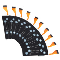 Clavier d'ordinateur ZDX Verifone Vx510 à membrane métallique, modèle 0010, référence croisée 0011, clavier laser personnalisé pour l'Amérique et l'Europe