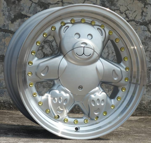ราคาโรงงาน <span class=keywords><strong>ล้อ</strong></span>แม็กซ์อลูมิเนียม Little Bear ขนาด 15X8j ET 25 4x100/114.3 5X100/114.3 สำหรับรถยนต์ - Product Image 3